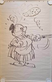 André Geerts - Mamy de Jojo - Illustration originale