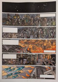 Dina Kathelyn - La guerre des dieux - planche 1 - Color guide