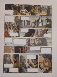 Mise en couleur - La guerre des dieux - planche 8