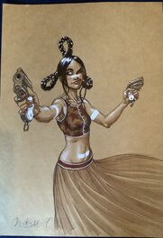 Philippe Buchet - Sillage - Original Illustration