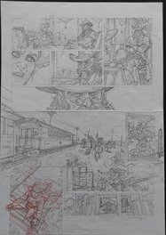 Jean-Paul Bordier - Planche originale West fantasy tome 3 - Planche originale