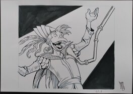 Marco Dominici - Case originale Alämander tome 2 - Planche originale