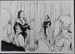 Marco Dominici - Cases originales Alämander tome 2 - Planche originale