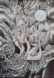 Planche originale Alice au pays des singes T2