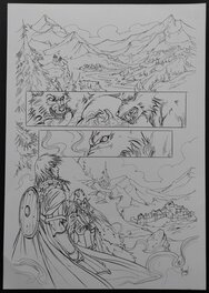 Morgil - Planche originale Le dévoreur de temps - Planche originale