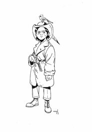 Neyef - Hoka hey ! - illustration A4 - Illustration originale