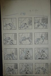 Rose Maury - Chez les poissons (Dentiste) - Planche originale