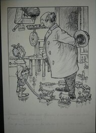 Edmond Savoyat - Dentiste - Illustration originale