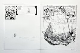 Franck Bonnet - Pirates de Barataria (tome 12 - planches 16 et 17) - Comic Strip