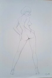 Leone Frollo - Pin-Up - Illustration originale