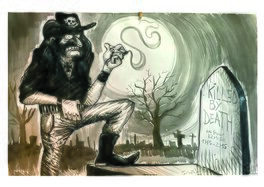 Johann Guyot - Killed by death - Illustration originale