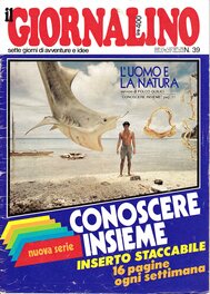 Il giornalino #39 [couverture du magazine italien où l'histoire a été initialement publiée] 5 octobre 1980