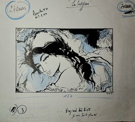 Jacques Grange - La Castiglione - Virginia, très triste - 210-3 - Original Illustration
