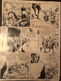 Jerry Spring de Jijé Planche 33 du quatrieme album "Trafic d'Armes"