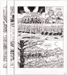 Camille Prieur - Evolution : Le Loup - Fluide Glacial #528, p.60-61-62 - Planche originale