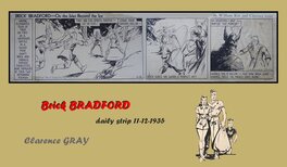 Clarence Gray - Brick BRADFORD - Planche originale