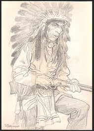 Sergio Tarquinio - La Route de l'Ouest - Original Illustration