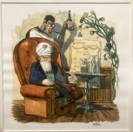 Christophe Gaultier - Le cirque aléatoire - Illustration - Original Illustration