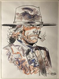 Thierry Girod - Durango Vs Blueberry - Original Illustration