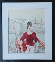 Annie Goetzinger - La voyageuse de petite ceinture - Couverture originale