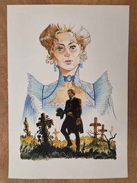 Dimitri Armand - Sykes et sa femme - Illustration originale