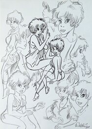 François Walthéry - 11 Natacha - Original Illustration