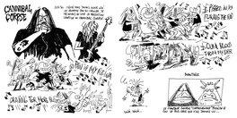 Johann Guyot - Cannibal corpse hellfest - Planche originale