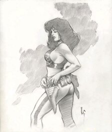 Mark Schultz - Hannah - Illustration originale