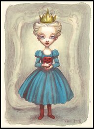 Benjamin Lacombe - 2023 - Benjamin Lacombe - La Reine sorcière - Illustration originale
