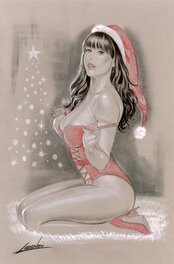 Lorenzo Sperlonga - Christmas Claire PMOY - Original Illustration