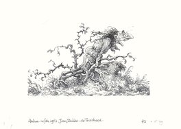 Jean Dulieu - Paulus de Boskabouter - Paulus en de Toverhoed - Planche originale