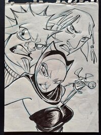 Nicolas Kéramidas - Dessin original Skydoll - Illustration originale