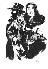 Hugues Labiano - Quelque chose de froid - Original Illustration