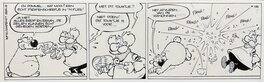 Dupa - Dupa Cubitus Dommel Gag 196 - Planche originale