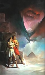 Boris Vallejo - "Broken Stone" - Illustration originale