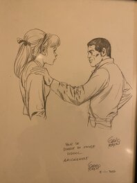 Dessin original de Bob Morane