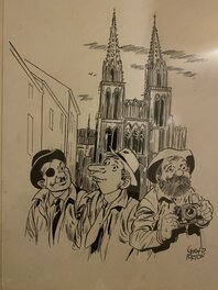 Dessin original Les Pieds Nickelés