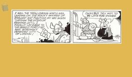 Dik Browne - Hagar du Nord - Planche originale