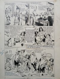René Giffey - Capitaine Fracasse, planche originale - Planche originale