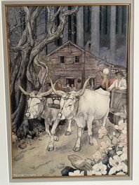 Anton Pieck - Stoere Zwoegers - Original Illustration