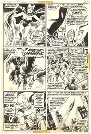 John Buscema - Avengers #105 p3 - Planche originale