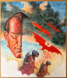 Boguslaw Polch - Ludzie i potwory, okładka - Original Illustration
