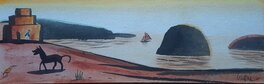 Loustal - Lanzarote : Canaries - Illustration originale