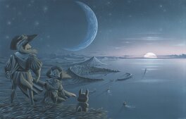 Jean-Luc Masbou - Masbou - Illustration tome 6 - Illustration originale