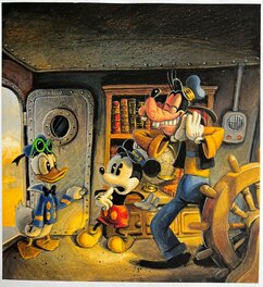 Comic Strip - Planche 11 & 13 - Mickey - Terror-Island