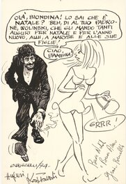 Guido Buzzelli - Guido et La Blonde - Original Illustration