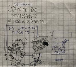 Dessins préparatoires. Dessins préparatoires.
