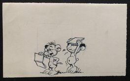 Original Cover - Noisette le hamster - Etait-ce bien nécessaire ? - Couverture originale.