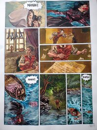 Gwendal Lemercier - LES CONTES DE L'ANKOU T2 QUI EST MON PERE   couleur directe - Planche originale