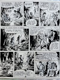 Gérald Forton - Bob Morane « la vallée infernale » - Planche originale